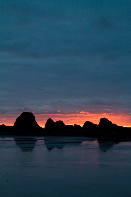 Ruby Beach At Sunset